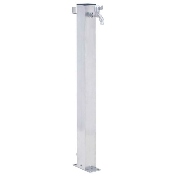 Berkfield Garden Water Column 40 cm Stainless Steel Square