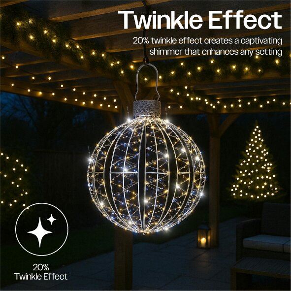 Scotts of Stow Xmas Haus Micro Led Ball 5m Lead