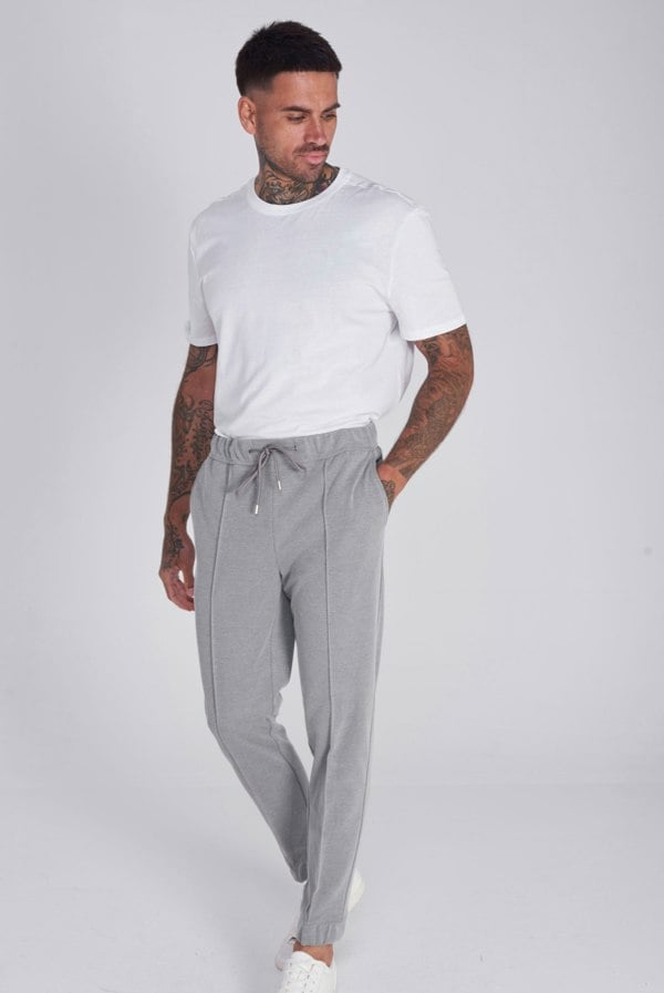 Harry Brown London Alacante Cotton Trouser in Charcoal