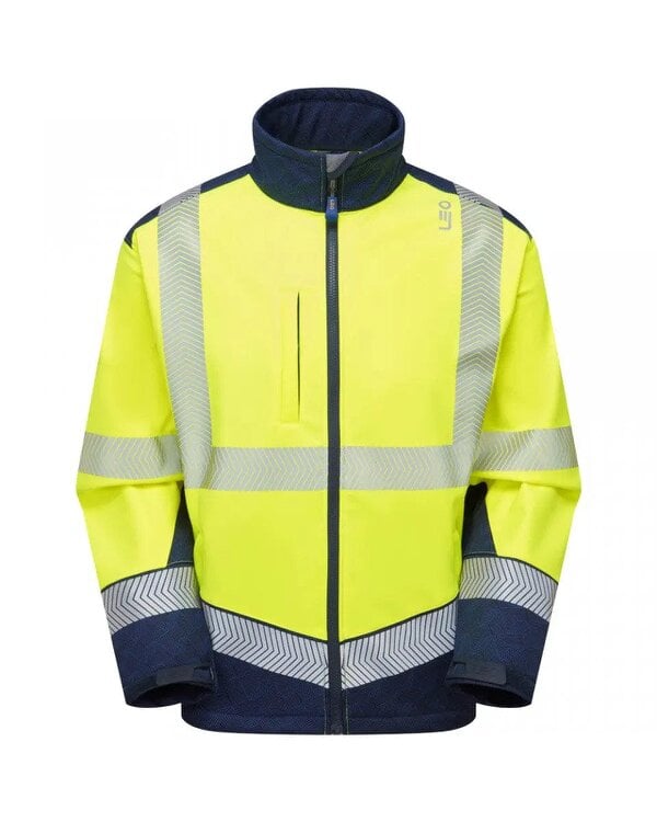 Leo Workwear Bowden EcoViz Softshell Jacket
