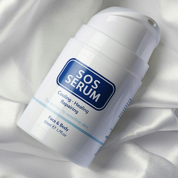 SOS Serum on silk