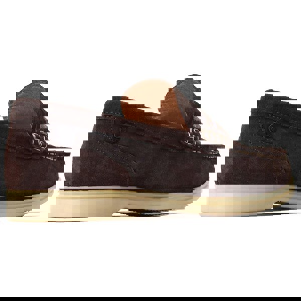 Base London Drum Leather Men's Burnt Brown Loafers