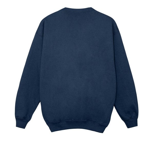 Disney Boys Alice In Wonderland Flowers Sweatshirt - Navy Blue