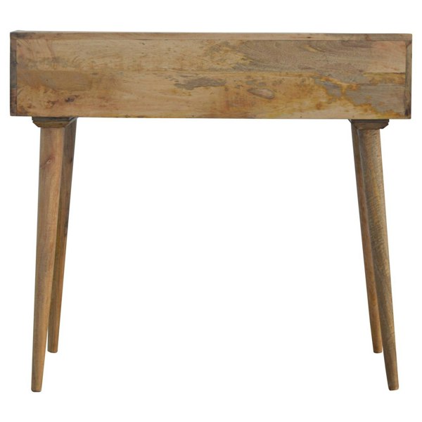 Artisan Furniture Solid Wood Gallery Back Shell Writing Desk