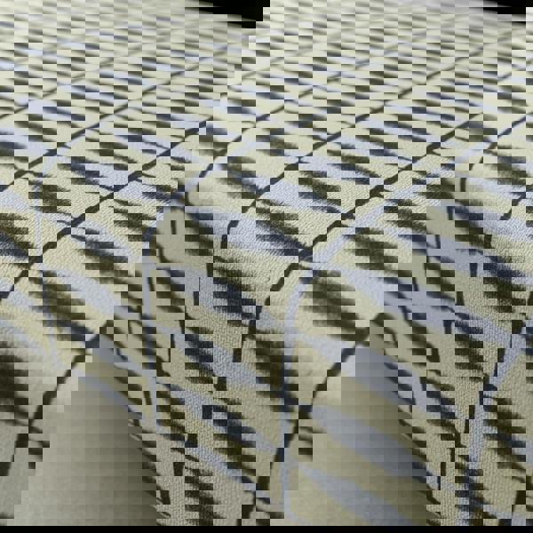 Durable Patterned Top Ottoman for Guest Rooms – Premium Stitched Lid Footstool & Coffee Table - ISTOOLS