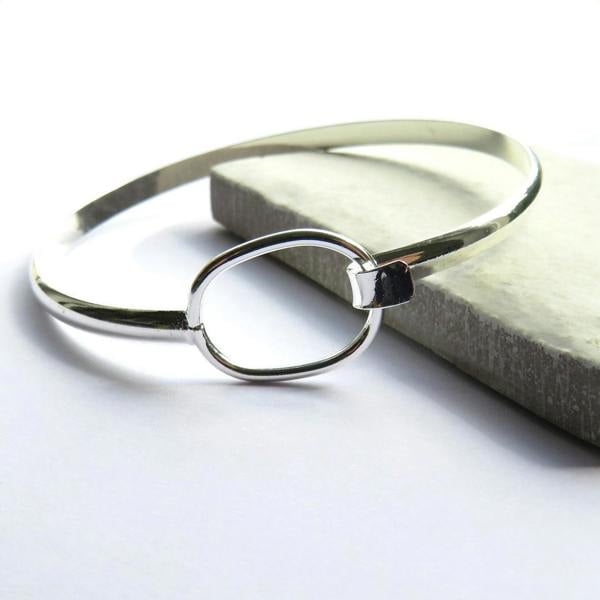 Aye Do Gifts Loop Silver Bangle
