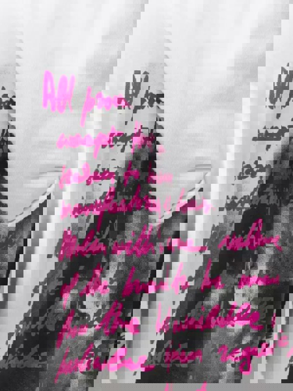 Off-White Logo Print Hoodie White