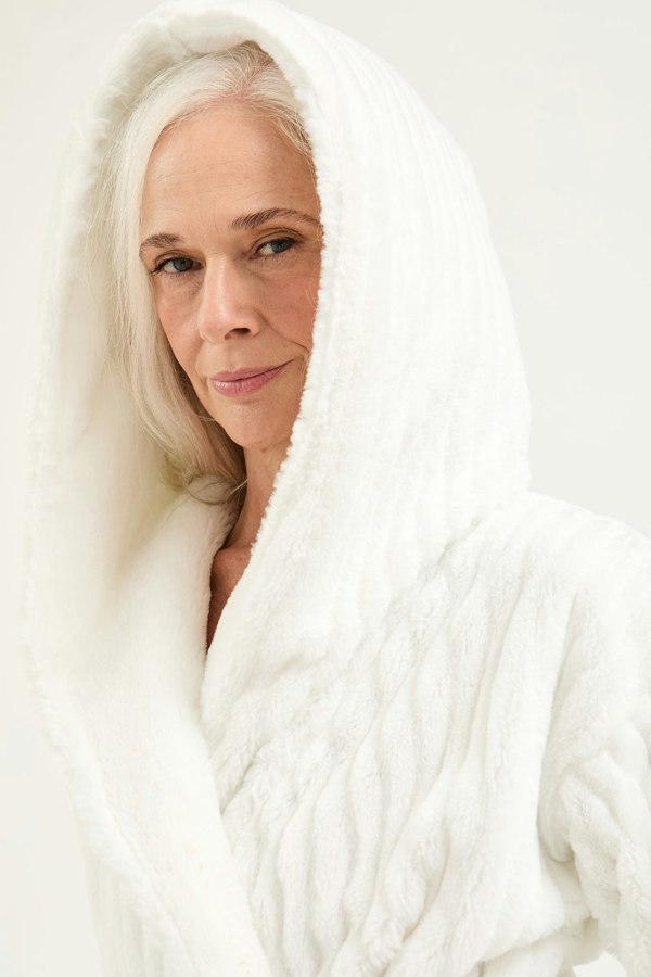 Cloud Dressing Gown in Cream - Wholesale - Robes