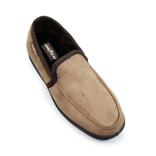 Goodyear Mens Eden Slippers - Brown - 