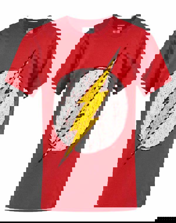 DC Comics Boys Red Logo Short Sleeved T-Shirt