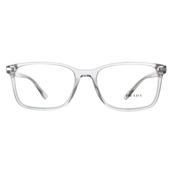 Prada Eyeglasses PR14WV U431O1 Crystal Grey Men