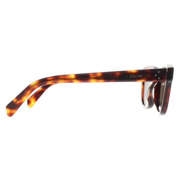 Celine Sunglasses Bold 3 Dots CL40233I 53N Blonde Havana Green