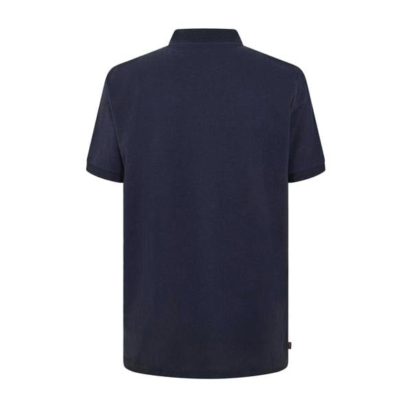Aquascutum Mens Regular Short-Sleeved Polo Shirt - Navy - 