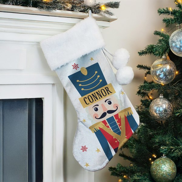 Personalised Memento Company Personalised Nutcracker Christmas Stocking