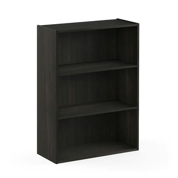 WALPLUS Pasir 3-Tier Open Shelf, Espresso | Premium Home Interior Decoration