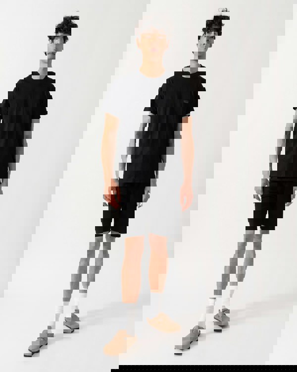 BOSS Orange Mens Loungewear Tracksuit Shorts 50545577 - Black 001