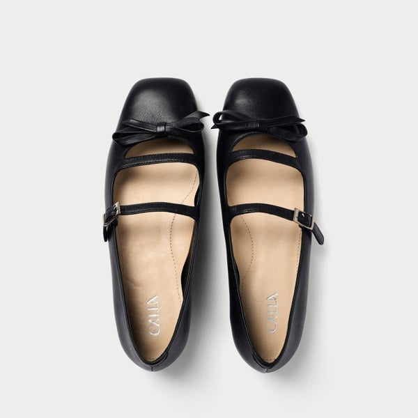 Calla Alexa Shoes - Black Leather