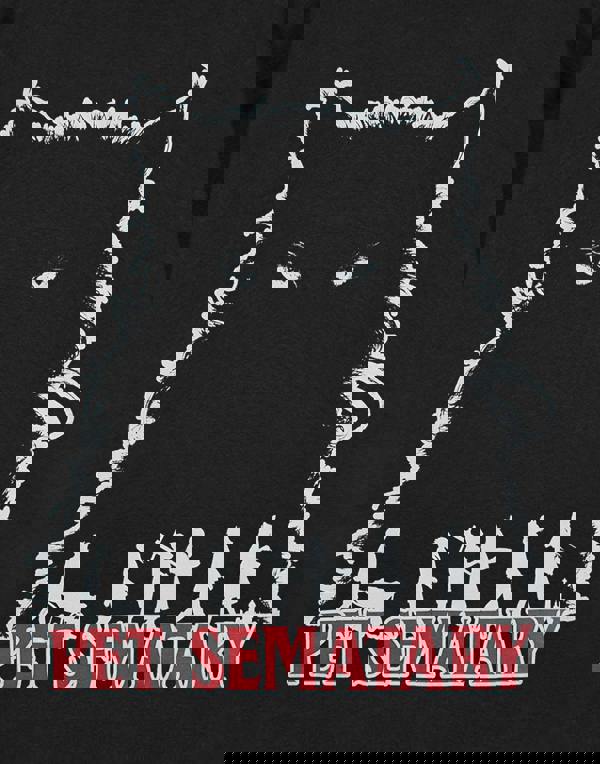 Pet Sematary Unisex Black Cat Short Sleeved T-Shirt