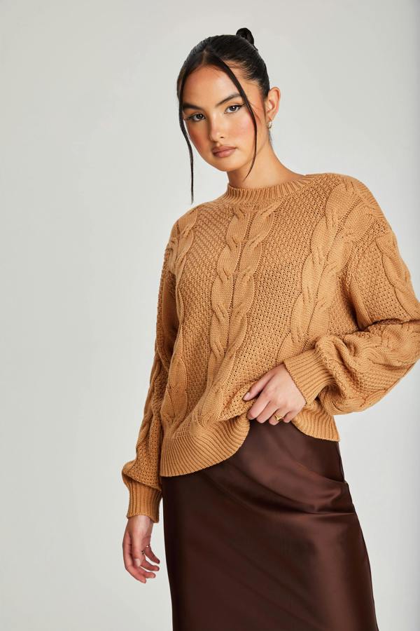 Urban Bliss Aran Cable Jumper