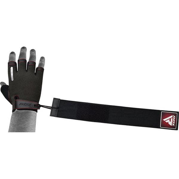 RDX Sports GYM TRAINING GLOVES T2 HALF RED