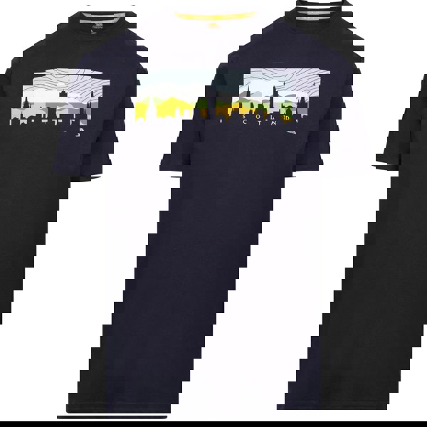 Trespass Mens Adon Round Neck T-Shirt - Navy