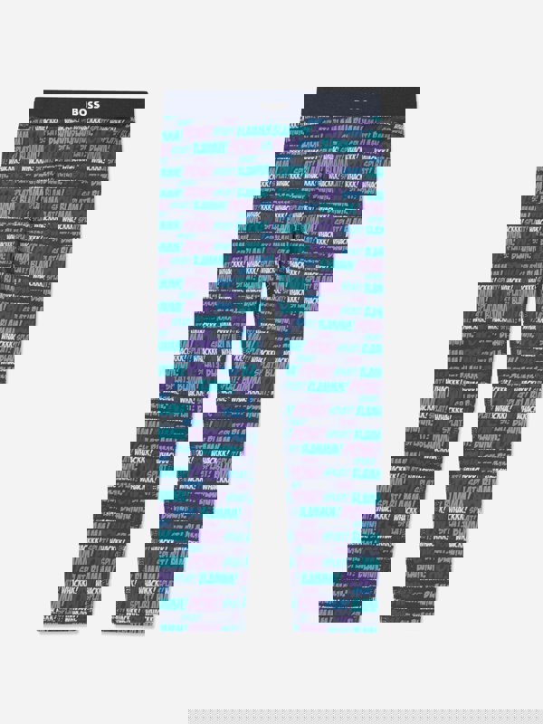 BOSS Girls Comic Pop Art Leggings in Navy