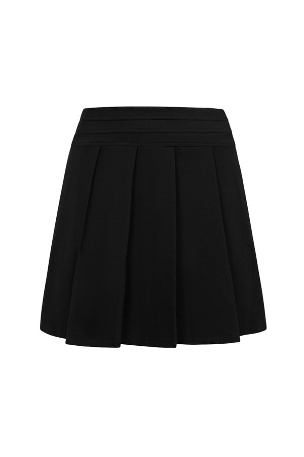 BALOU Women's Pleated Skirt - Black