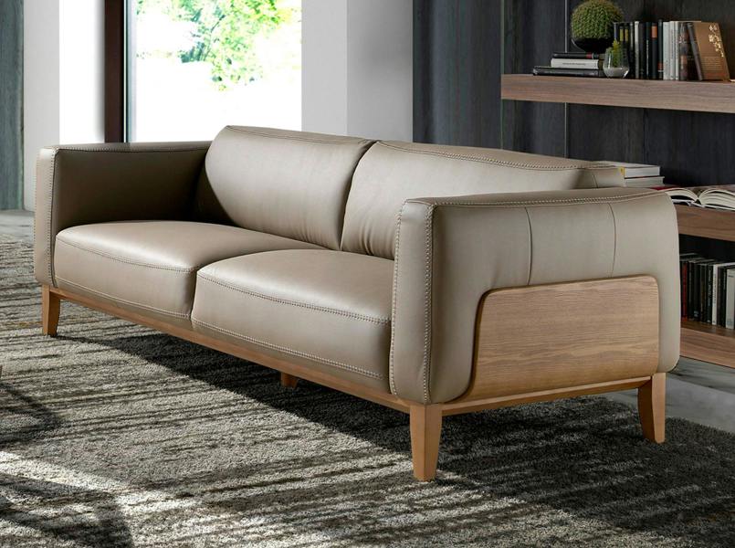 Angel Cerdá Mink leather sofa 6028/6029