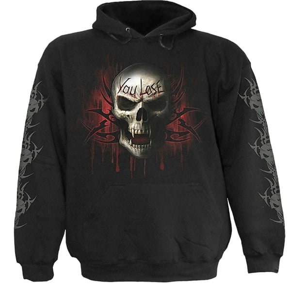 Spiral Direct Unisex Adult Game Over Hoodie - Black