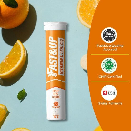 Vitamin C  1000mg Tablets - Immunity & Antioxidant Support | Orange, Pack of 4