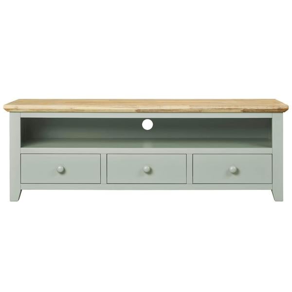 Statement Furniture Florence Large Wooden TV Stand with 3 Drawers and Shelf