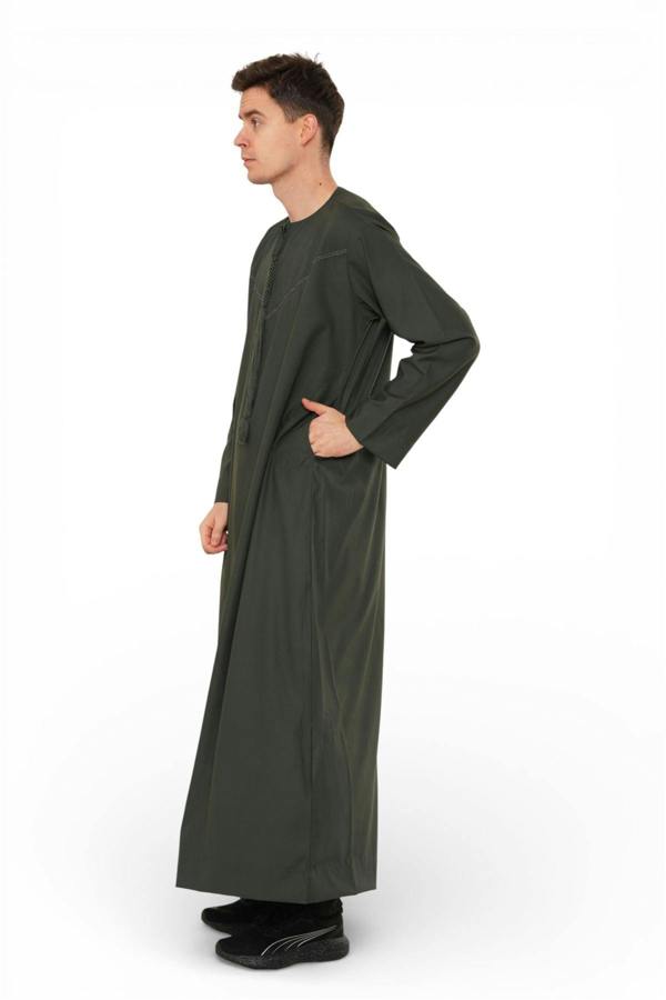 Infinity Leather Men's Ramadan Eid Moroccan Jubba Robe Djellaba Thobe - TT-008