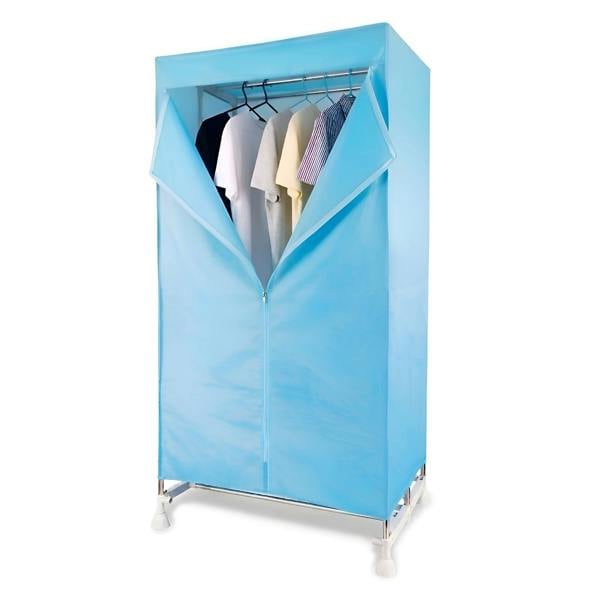Gr8 Home 1500W Heated Clothes Airer Wardrobe Dryer Rack Blue
