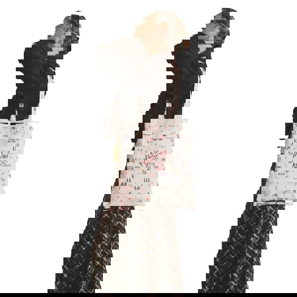 Cath Kidston London Pattern Cotton Canvas Tote Bag - Cream - 