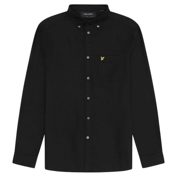 Lyle & Scott Black Long Sleeve Shirt L