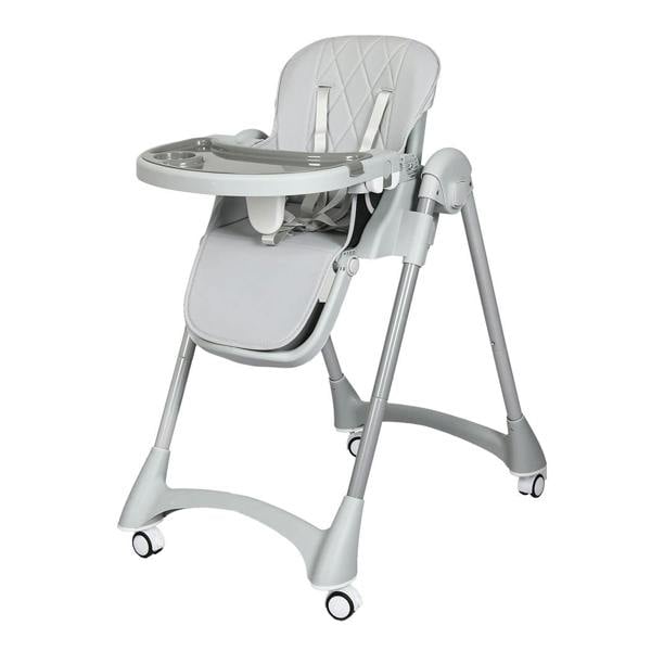Dekko Baby High Chair 4 in1 Foldable Toddler Feeding Table Adjustable Portable