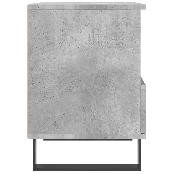 Berkfield Bedside Cabinet Concrete Grey 40x35x50 cm Engineered Wood