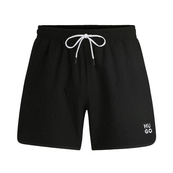 Hugo Mens Chaffle Swim Shorts - Black - 
