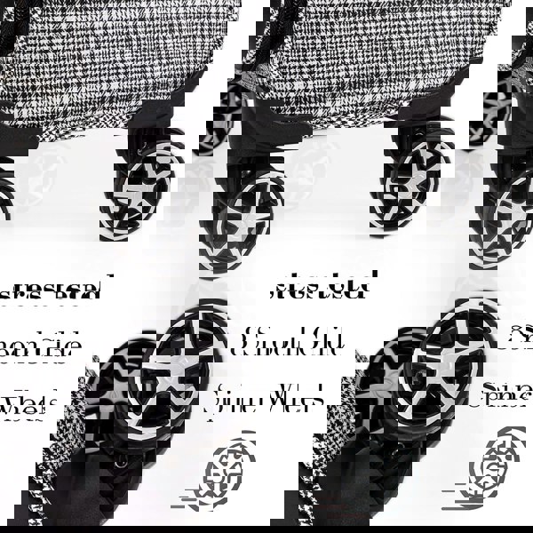 London Fog The Newbury 22" Soft Shell Cabin Suitcase 4 Spinner Wheeled Luggage