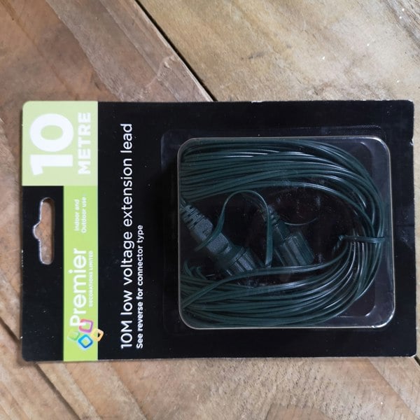 Samuel Alexander String Lights 10M Low Voltage Christmas Extension Lead