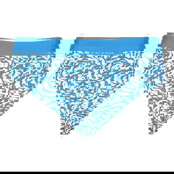 Mountain Warehouse Womens/Ladies Ocean Notion Leaf Print Bikini Bottoms - Blue - 