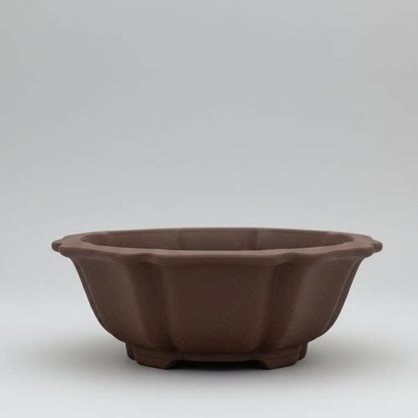 Unglazed Bonsai Pot Round | 18cm x 18cm x 5cm | YB1123 - Yorkshire Bonsai
