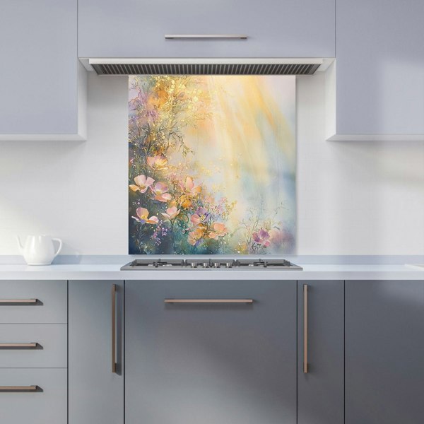 Warren Reed Spring Meadow Glass Kitchen Splashback - 00007