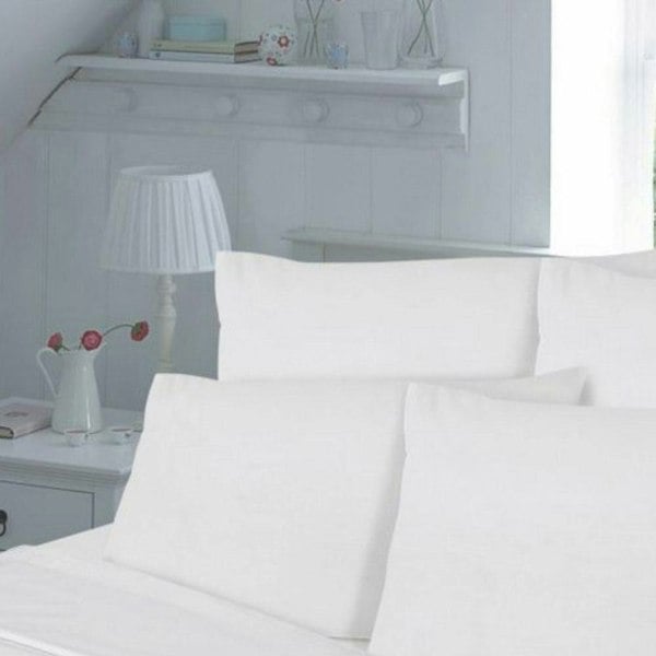 HomeSpace Direct T180 Percale Duvet Cover Set Bedding