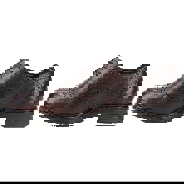Hush Puppies Santiago Leather Men's Brown Brogues Shoes