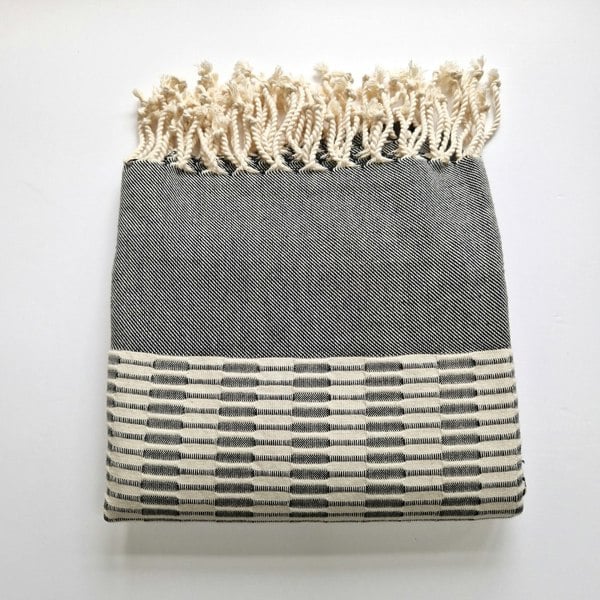 Cotton and Olive Twist Cotton Hammam Towel