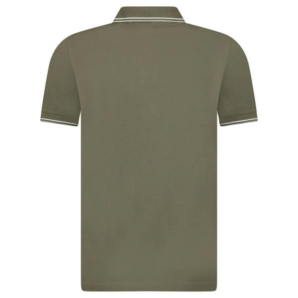 Stone Island Compass Logo Polo Khaki - chancefashionco