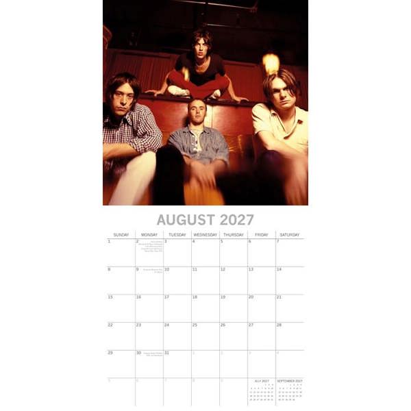 Britpop Calendar 2027, Wall Calendars, Month To View, Entertainment, Gift