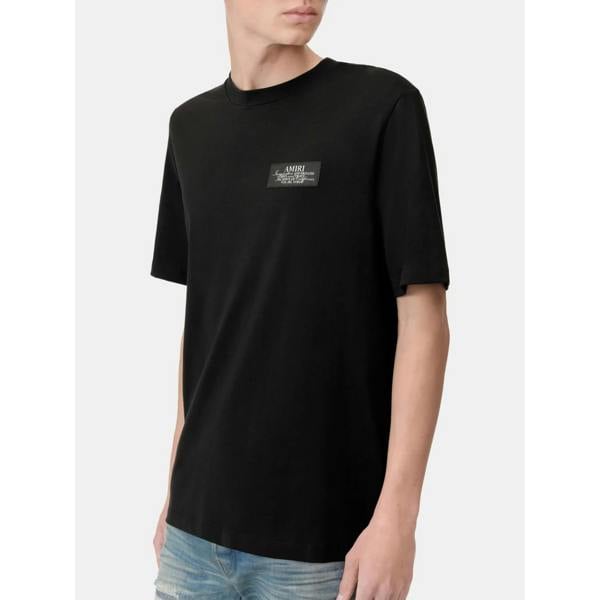 Amiri Spirit Logo T-Shirt   in  Black