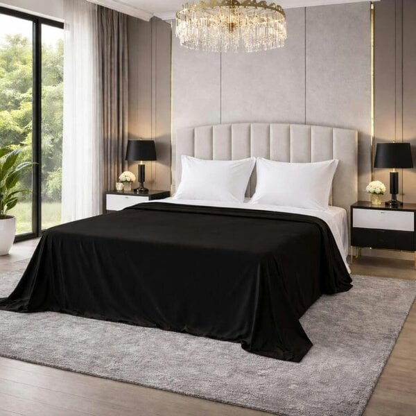 Night Zone Polycotton Flat Sheet – Soft Easy Care Bed Linen for Everyday Use